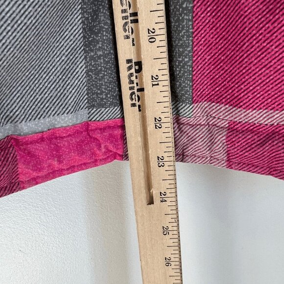 Aqua base Elite Firefly Girls Size Medium Pink Gray Hooded Ski Snow Jacket Shell - Picture 7 of 12